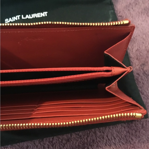 Authentic YSL Patent Leather Wallet - Picture 7 of 14